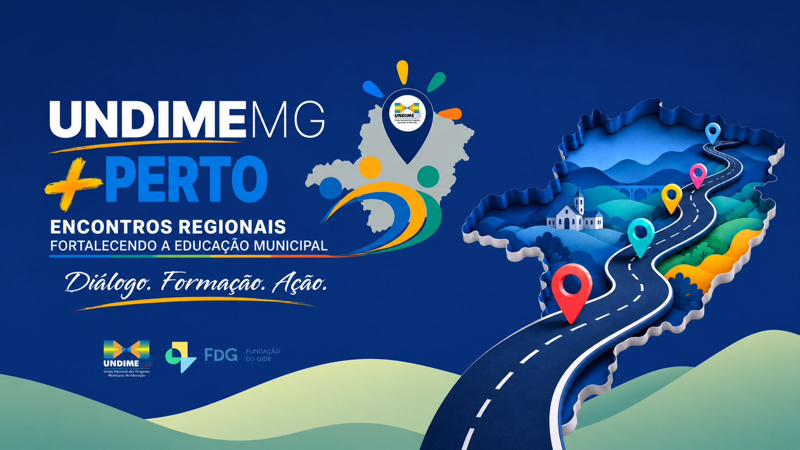 Undime MG + Perto — Encontros Regionais, fortalecendo a educação municipal